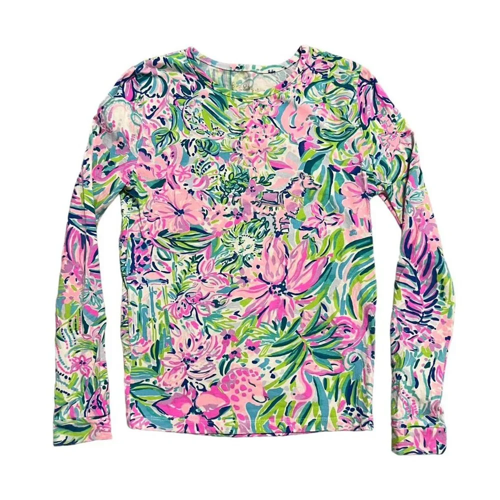 Lilly Pulitzer Sz 14 Lilly's Favorite Things Pajamas